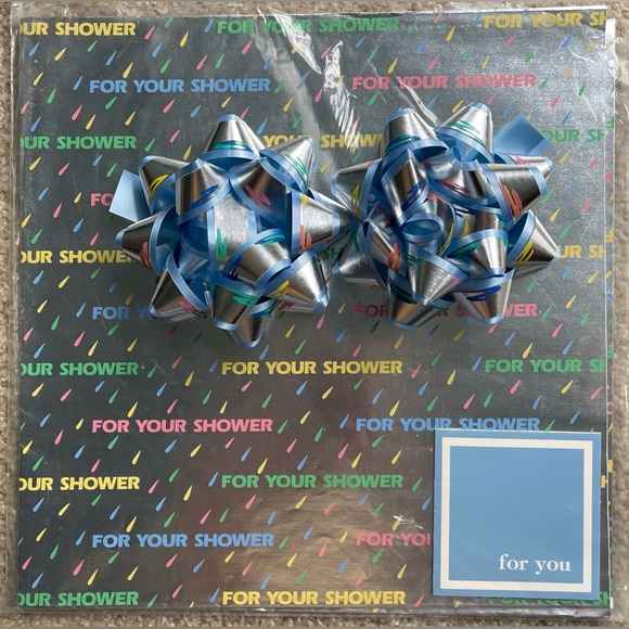 Vintage Large Lot of Wrapping Paper Gift Wrap & Bows Stephen Lawrence Co. NEW - Picture 4 of 6